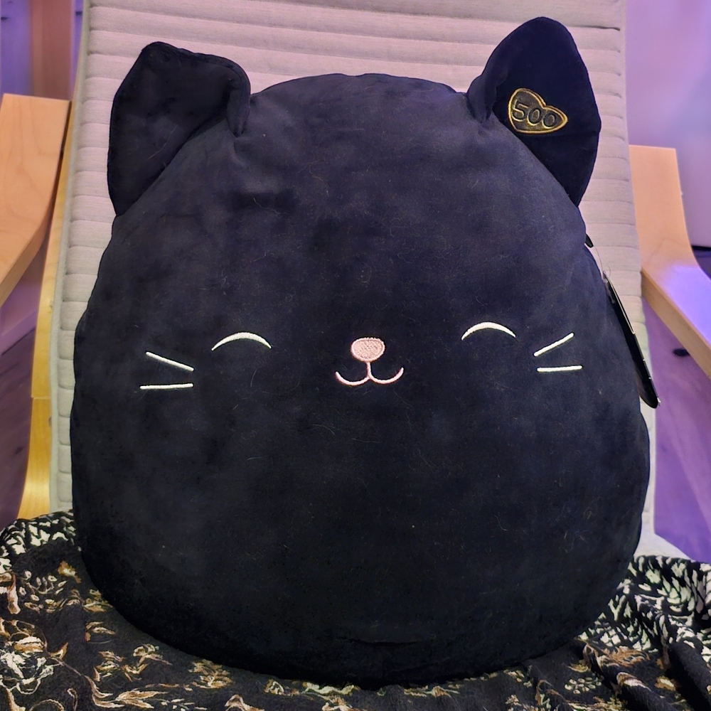 Jack the Black Cat Squishmallow 16" NWT